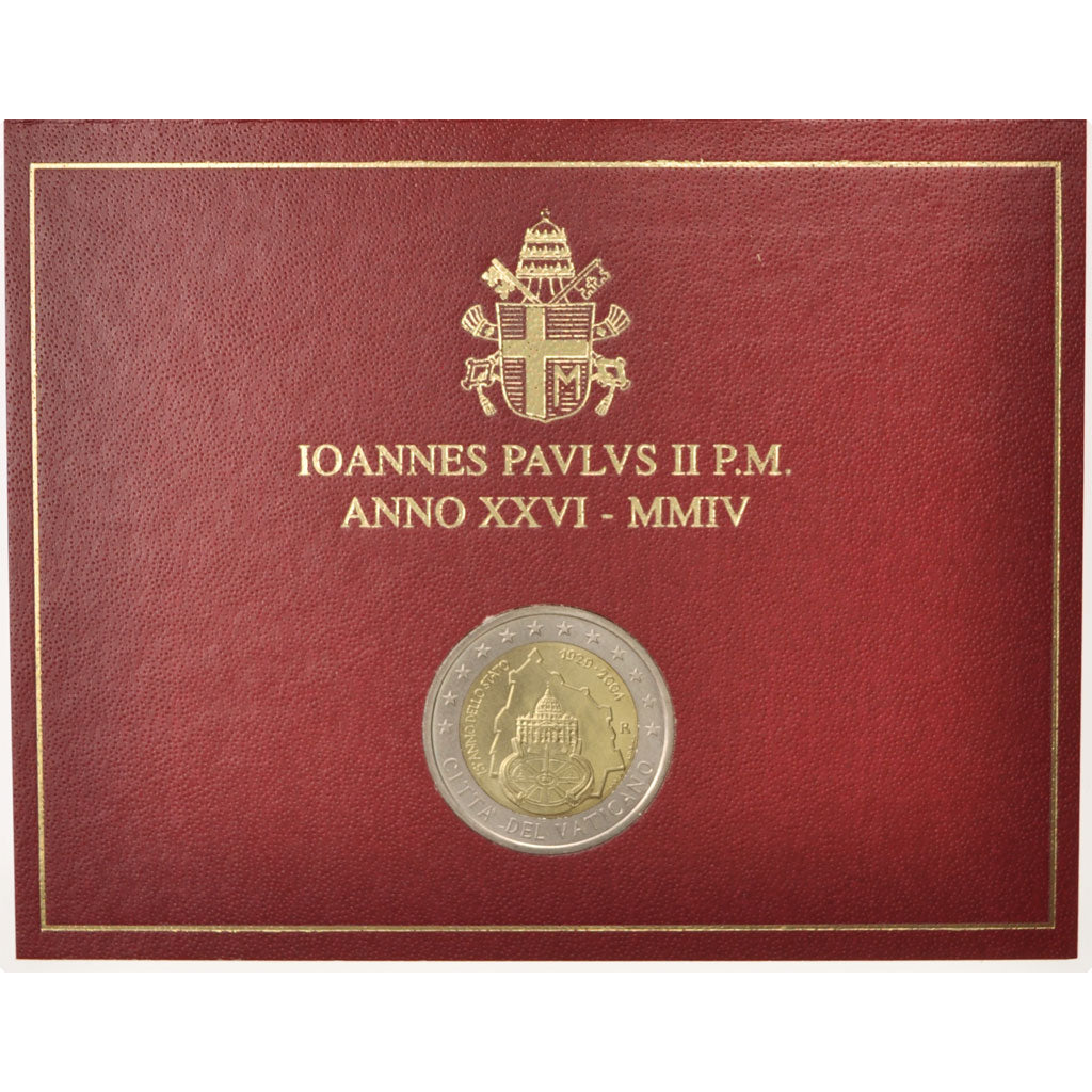 VATICAN CITY, 2 Euro, 2004, MS(65-70), Bi-Metallic, KM:358