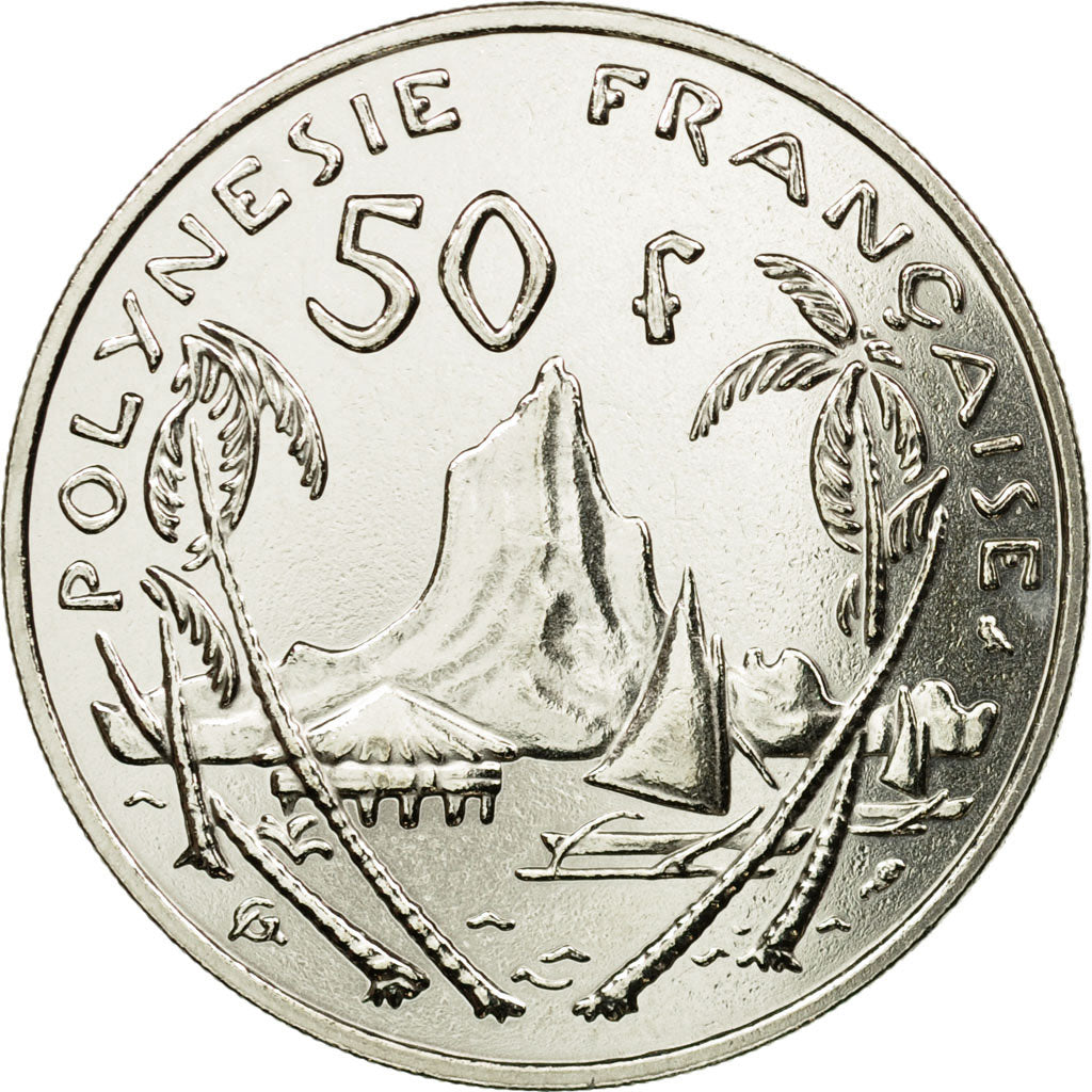 Moneda, Polinesia francesa, 50 Francs, 1967, Paris, ESSAI, EBC+, Níquel, KM:E3