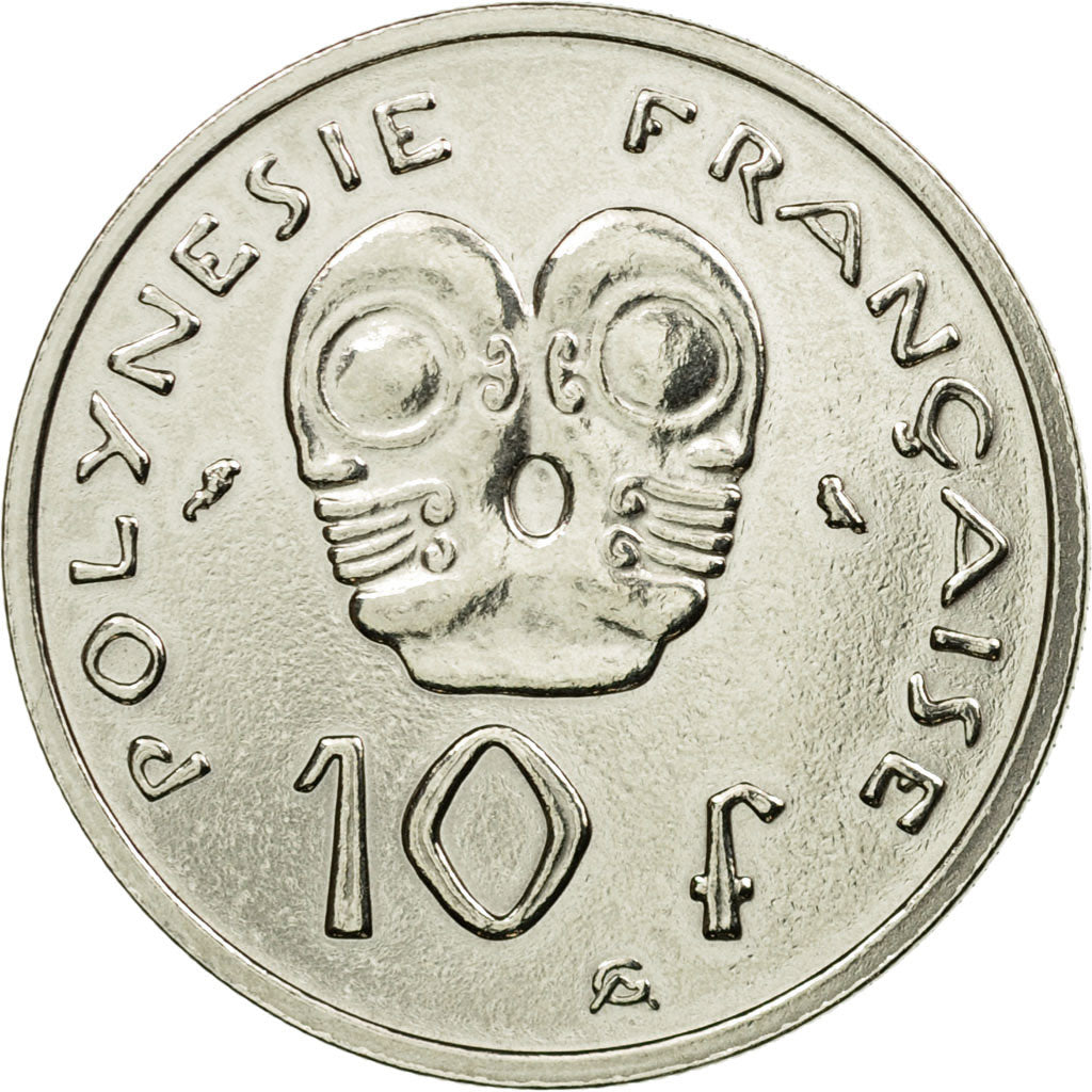 Munten, Frans Polynesië, 10 Francs, 1967, Paris, ESSAI, PR+, Nickel, KM:E1