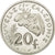 Coin, New Caledonia, 20 Francs, 1967, Paris, ESSAI, MS(65-70), Nickel, KM:E12