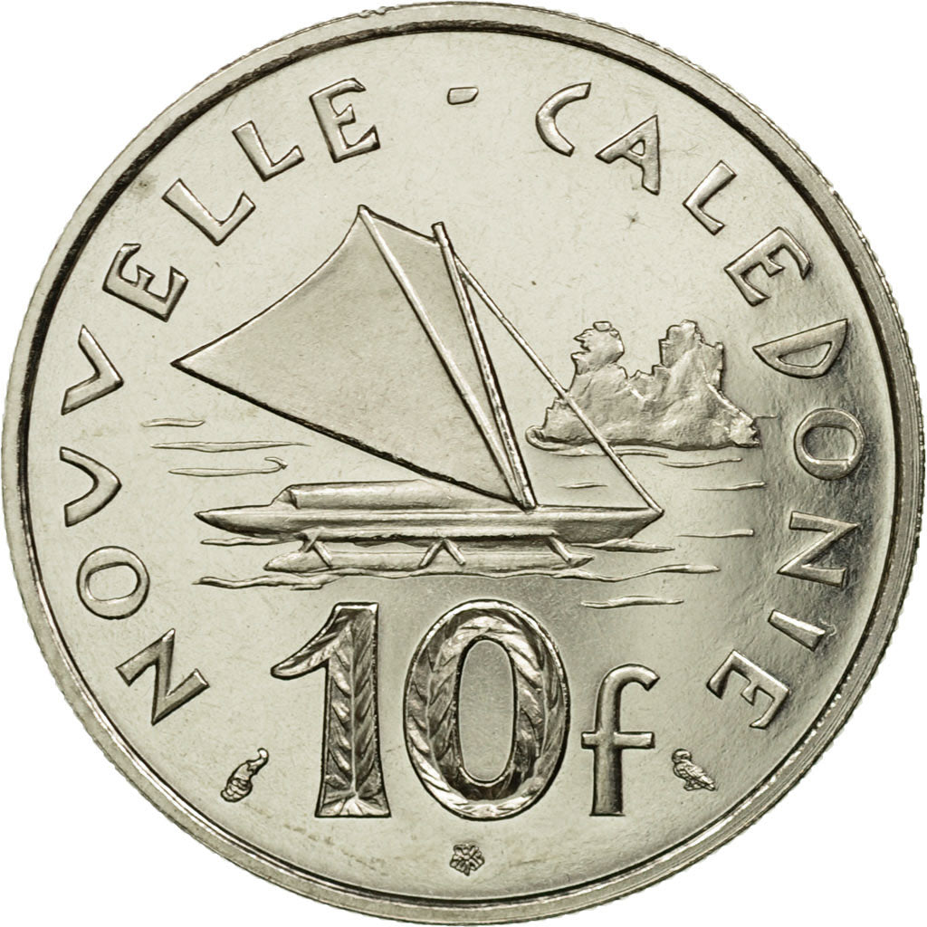 Moneta, Nuova Caledonia, 10 Francs, 1967, Paris, ESSAI, FDC, Nichel, KM:E11
