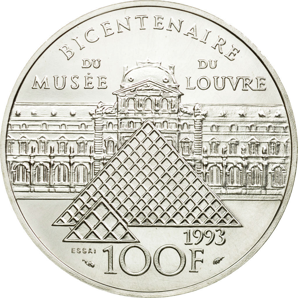 Moneta, Francia, L'Infante, 100 Francs, 1993, ESSAI, FDC, Argento, KM:1021