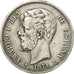 Moneta, Spagna, Amadeao I, 5 Pesetas, 1871, Madrid, MB+, Argento, KM:666
