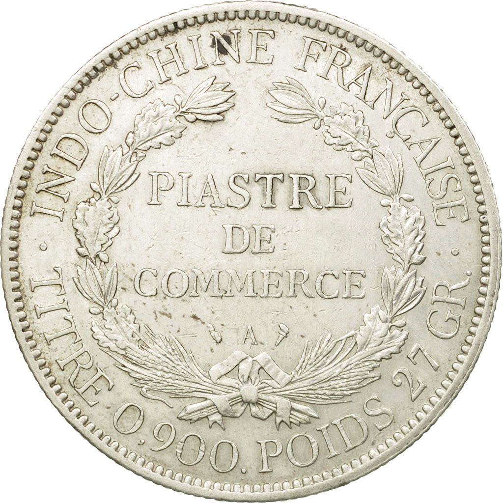 Coin, FRENCH INDO-CHINA, Piastre, 1900, Paris, AU(50-53), Silver, KM:5a.1