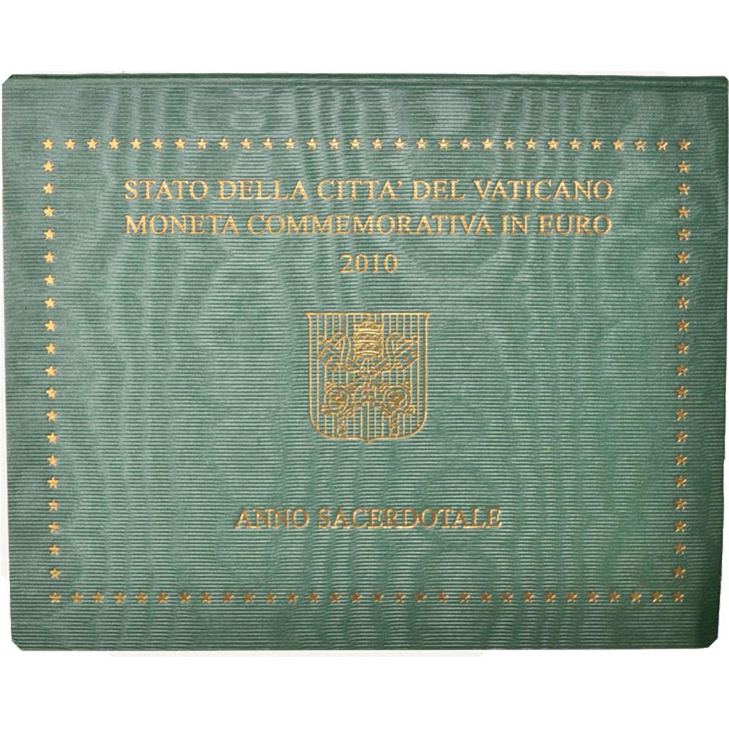 Vatican, 2 Euro, 2010, MS, Bi-Metallic