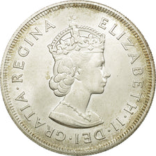 Coin, Bermuda, Elizabeth II, Crown, 1959, British Royal Mint, MS(60-62), Silver
