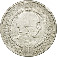 Coin, Sweden, Gustaf V, 2 Kronor, 1921, MS(63), Silver, KM:799