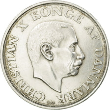 Coin, Denmark, Christian X, 2 Kroner, 1937, Copenhagen, MS(60-62), Silver