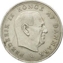 Coin, Denmark, Frederik IX, 10 Kroner, 1967, Copenhagen, AU(55-58), Silver