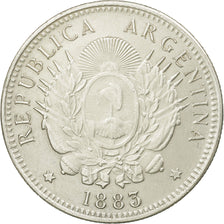 Coin, Argentina, 50 Centavos, 1883, AU(55-58), Silver, KM:28