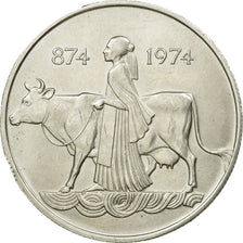Coin, Iceland, 500 Kronur, 1974, MS(60-62), Silver, KM:20