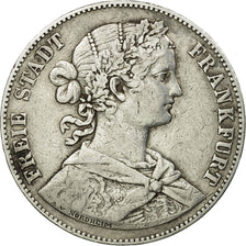 Coin, German States, FRANKFURT AM MAIN, Thaler, 1860, Frankfurt, VF(30-35)