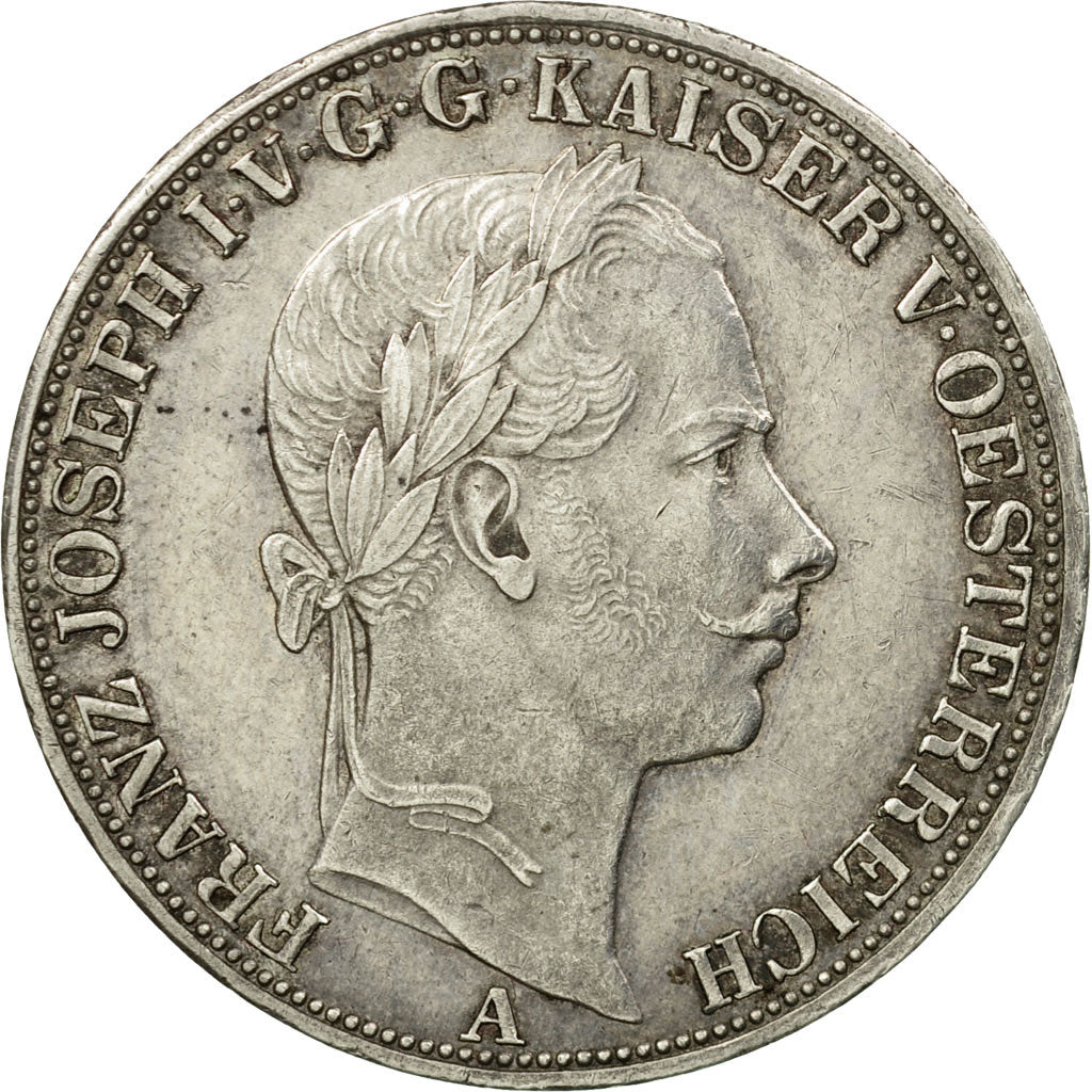 Coin, Austria, Franz Joseph I, Thaler, 1857, Vienna, MS(60-62), Silver, KM:2244