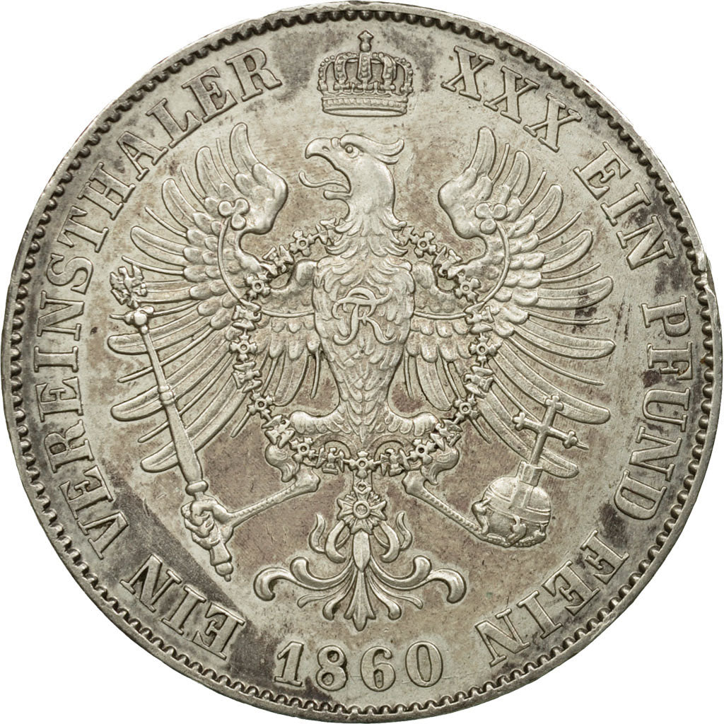 Coin, German States, PRUSSIA, Friedrich Wilhelm IV, Thaler, 1860, Berlin