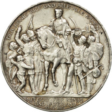 Coin, German States, PRUSSIA, Wilhelm II, 3 Mark, 1913, Berlin, AU(55-58)