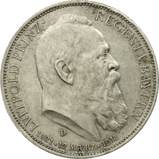 Coin, German States, BAVARIA, Otto, 3 Mark, 1911, Munich, EF(40-45), Silver