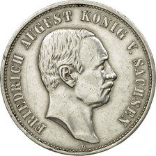 Coin, German States, SAXONY-ALBERTINE, Friedrich August III, 3 Mark, 1910