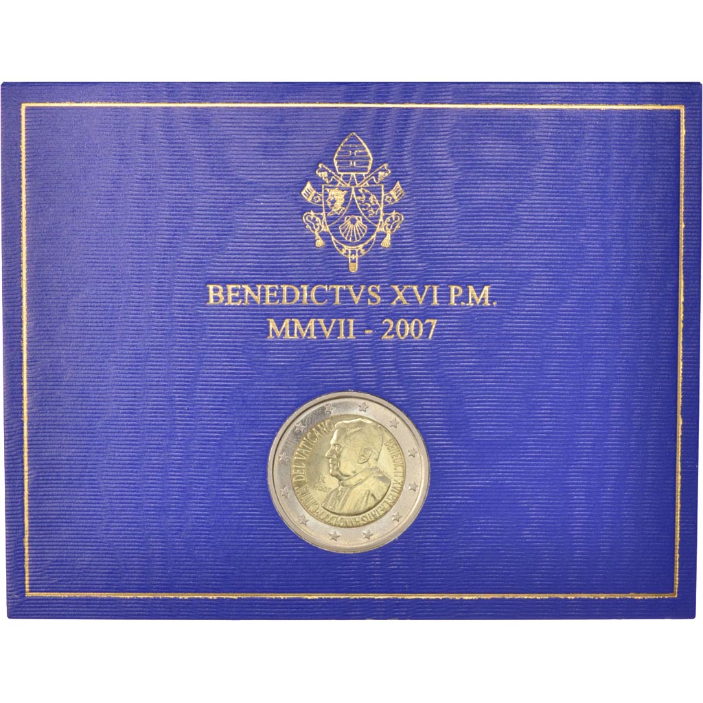 Vatican, 2 Euro, 2007, MS, Bi-Metallic