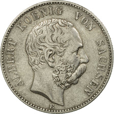 Coin, German States, SAXONY-ALBERTINE, Albert, 2 Mark, 1900, Muldenhütten