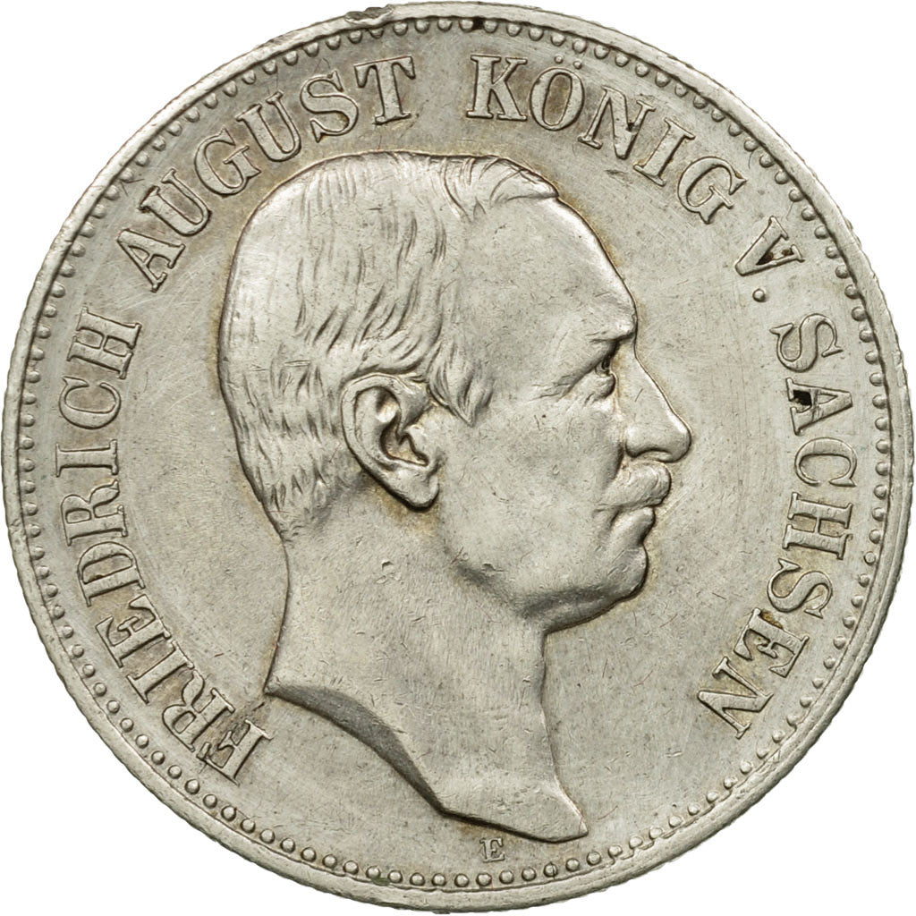 Moneta, Stati tedeschi, SAXONY-ALBERTINE, Friedrich August III, 2 Mark, 1906