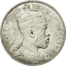 Münze, Äthiopien, Menelik II, 1/2 Birr, 1889 (1897), Paris, SS, Silber, KM:4