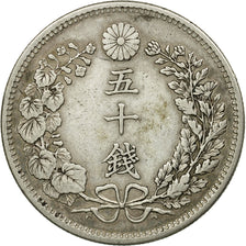 Coin, Japan, Mutsuhito, 50 Sen, 1899, AU(50-53), Silver, KM:25