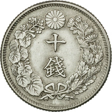 Coin, Japan, Mutsuhito, 10 Sen, 1909, AU(55-58), Silver, KM:29