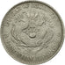Coin, China, MANCHURIAN PROVINCES, Hs, 20 Cents, 1909, AU(50-53), Silver