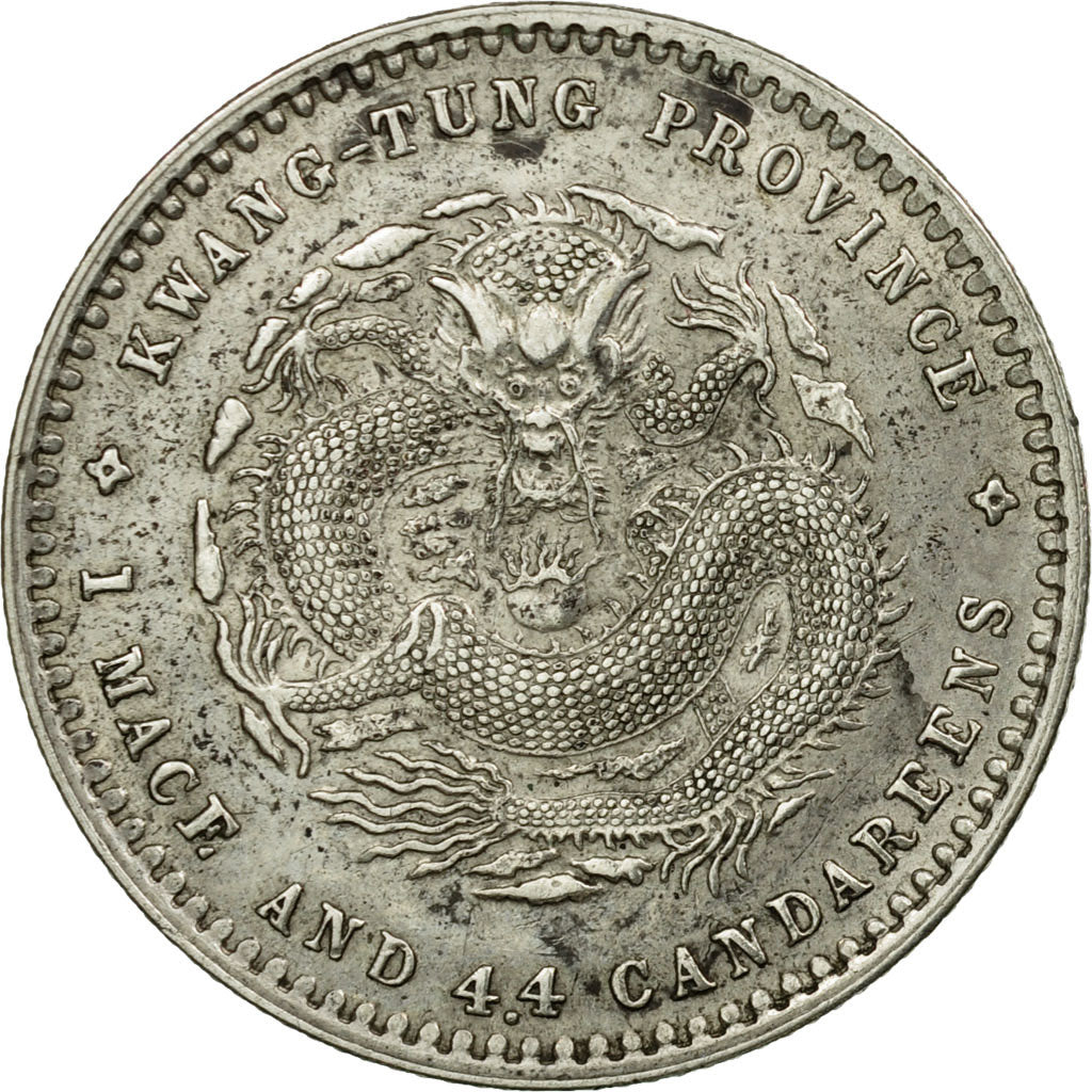 Moneda, China, KWANGTUNG PROVINCE, Kuang-hs, 20 Cents, Undated (1890-1908), EBC