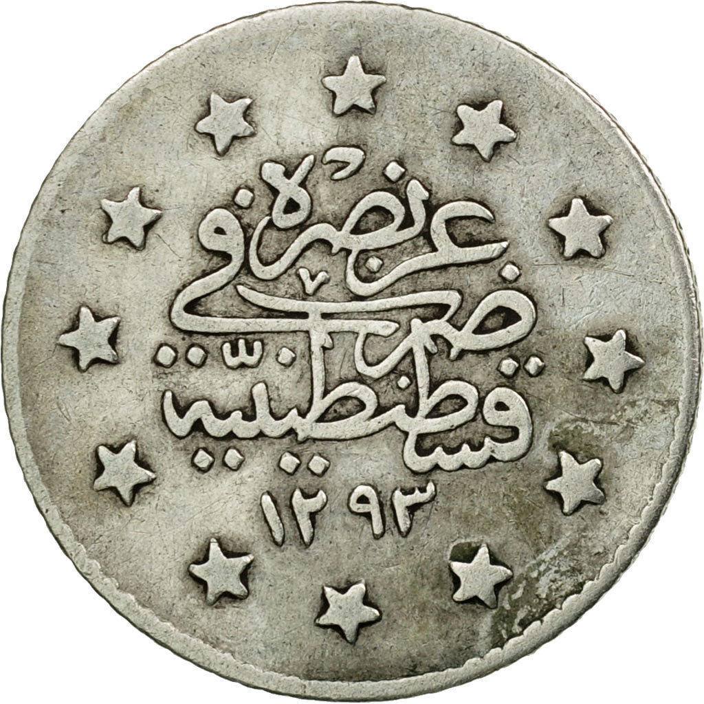 Coin, Turkey, Abdul Hamid II, Kurush, 1903 (AH 1293/29), Qustantiniyah