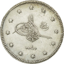 Coin, Turkey, Muhammad V, 2 Kurush, 1909 (AH 1327/1), Qustantiniyah, AU(55-58)