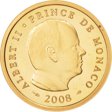 Monaco, 20 Euro, 2008, MS(65-70), Gold, Gadoury:4, KM:198