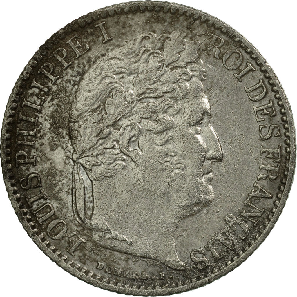 Coin, France, Louis-Philippe, 1/2 Franc, 1837, Rouen, EF(40-45), Silver