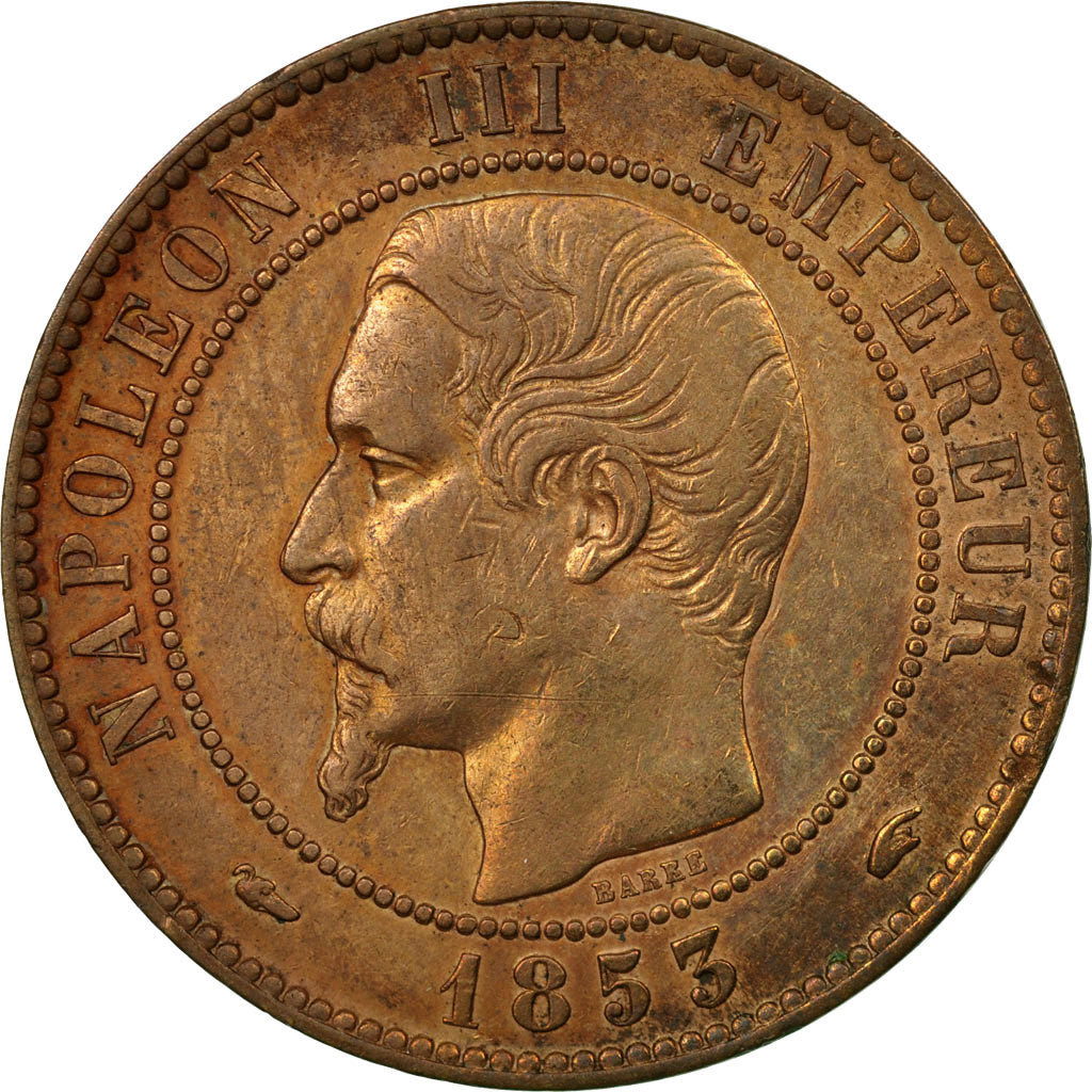 Coin, France, Napoleon III, 10 Centimes, 1853, Paris, EF(40-45)