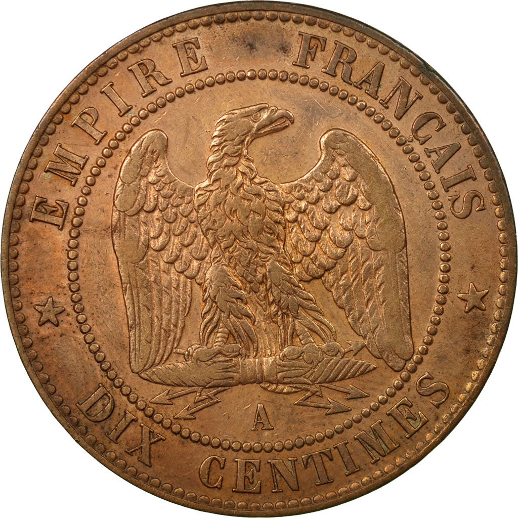 Coin, France, Napoleon III, 10 Centimes, 1853, Paris, EF(40-45)