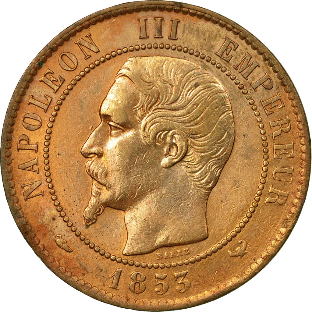 Coin, France, Napoleon III, 10 Centimes, 1853, Lille, EF(40-45)