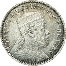 Coin, Ethiopia, Menelik II, Gersh, 1903 (EE 1895), Paris, MS(60-62), Silver