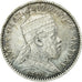 Coin, Ethiopia, Menelik II, Gersh, 1903 (EE 1895), Paris, MS(60-62), Silver