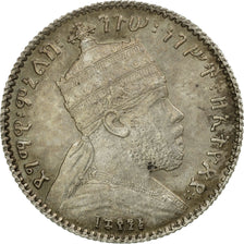 Coin, Ethiopia, Menelik II, Gersh, 1903 (EE 1895), Paris, MS(60-62), Silver
