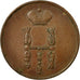 Coin, Russia, Nicholas I, Kopek, 1854, Ekaterinbourg, VF(30-35), Copper