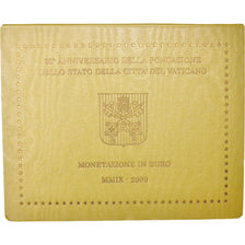 Vatican, 1 Cent to 2 Euro, 2009, Mint Set, Bi-Metallic