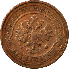 Coin, Russia, Nicholas II, 2 Kopeks, 1911, St. Petersburg, VF(30-35), Copper