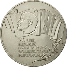 Münze, Russland, Lenine, 5 Roubles, 1987, VZ, Copper-nickel, KM:208