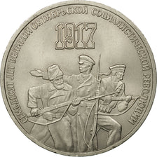 Coin, Russia, 3 Roubles, 1987, MS(60-62), Copper-nickel, KM:207