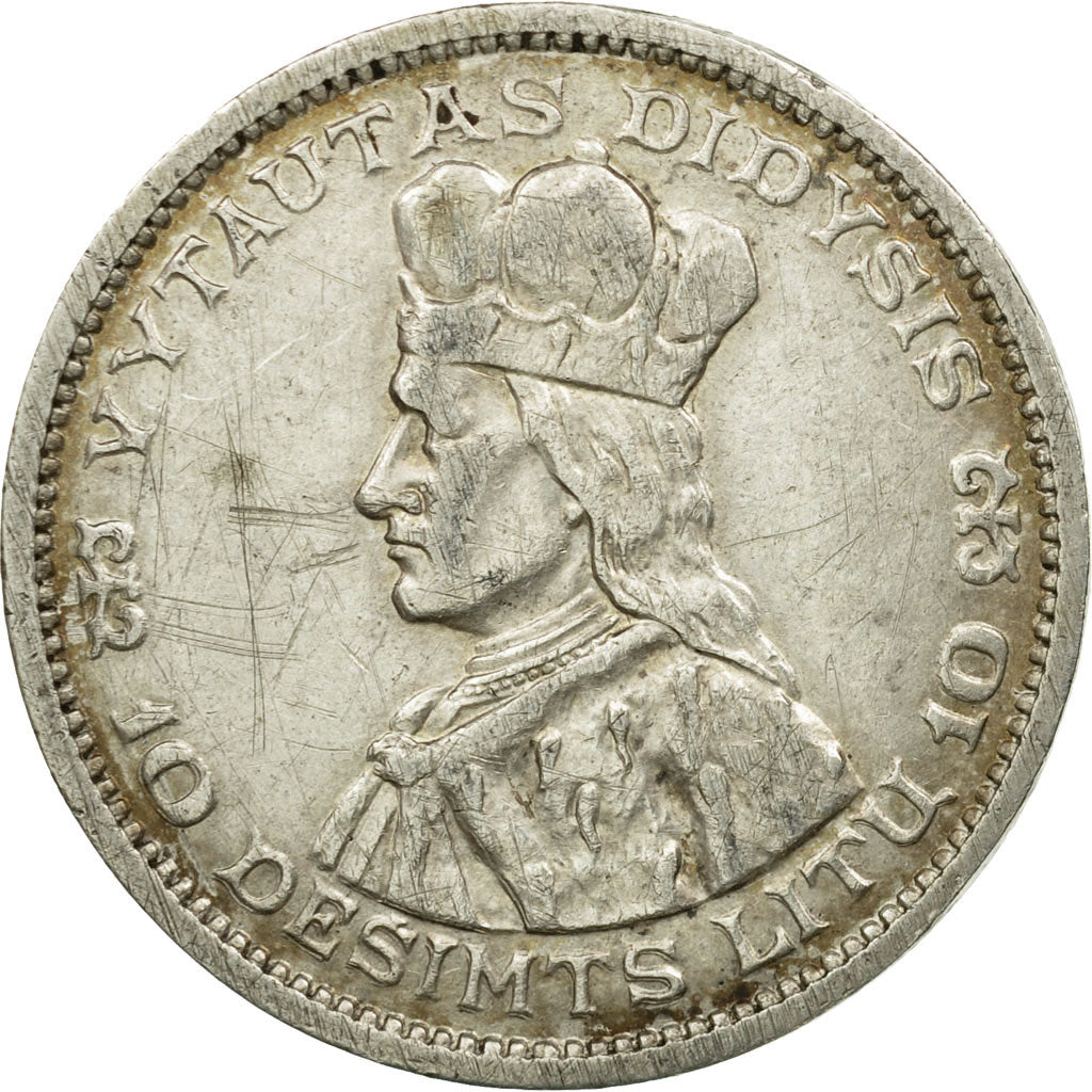 Moneta, Lituania, 10 Litu, 1936, BB, Argento, KM:83