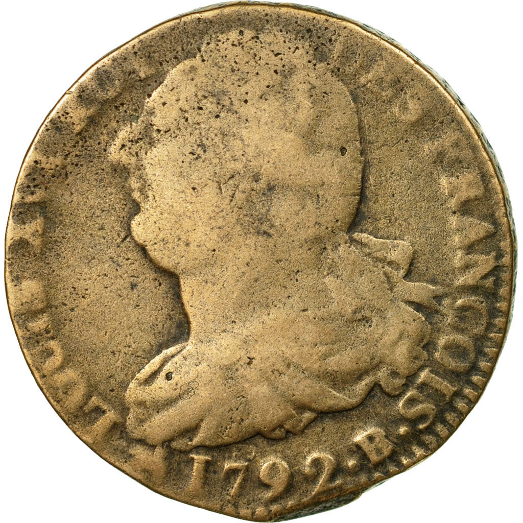 Coin, France, 2 sols françois, 2 Sols, 1792, Rouen, VF(20-25), Bronze