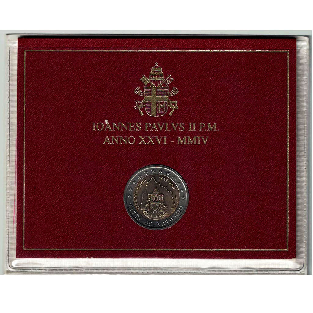 VATICAN CITY, 2 Euro, 2004, MS, Bi-Metallic, KM:358
