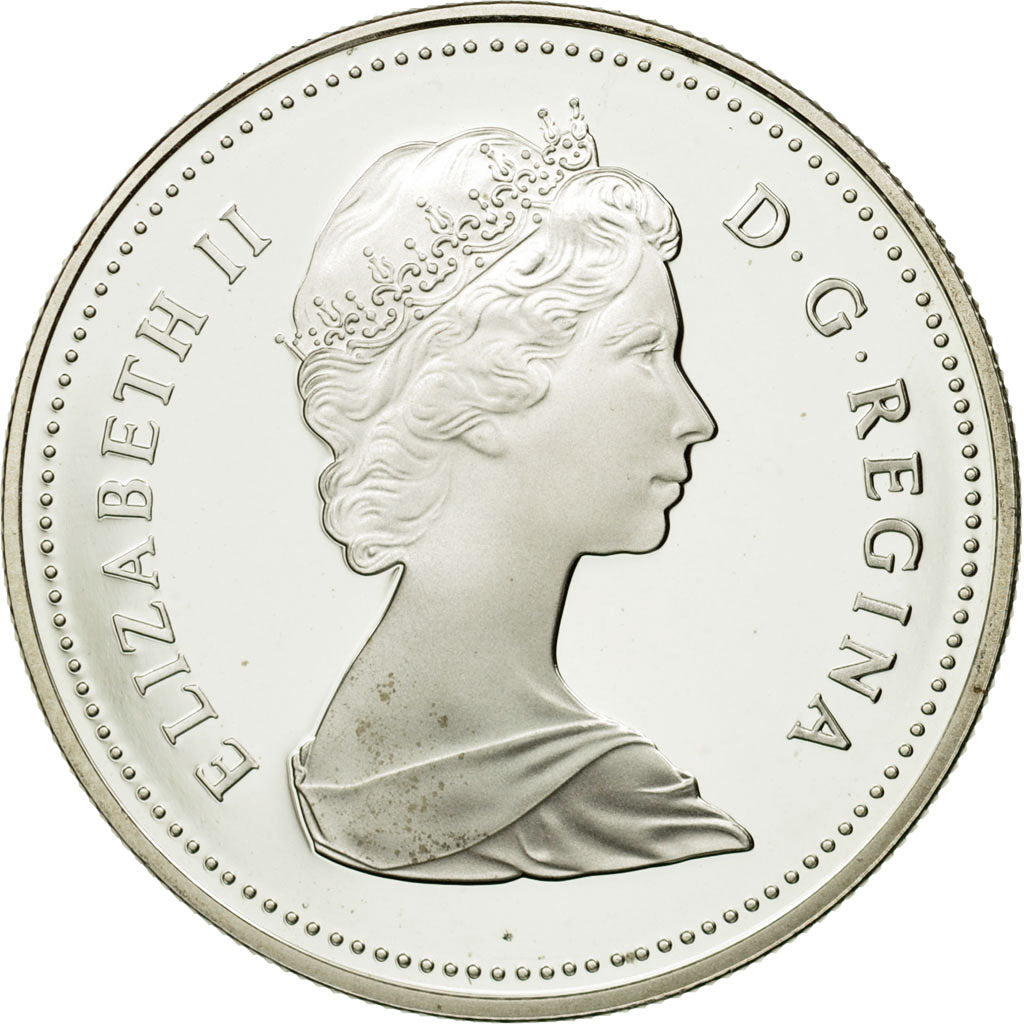 Coin, Canada, Elizabeth II, Dollar, 1984, Royal Canadian Mint, Ottawa