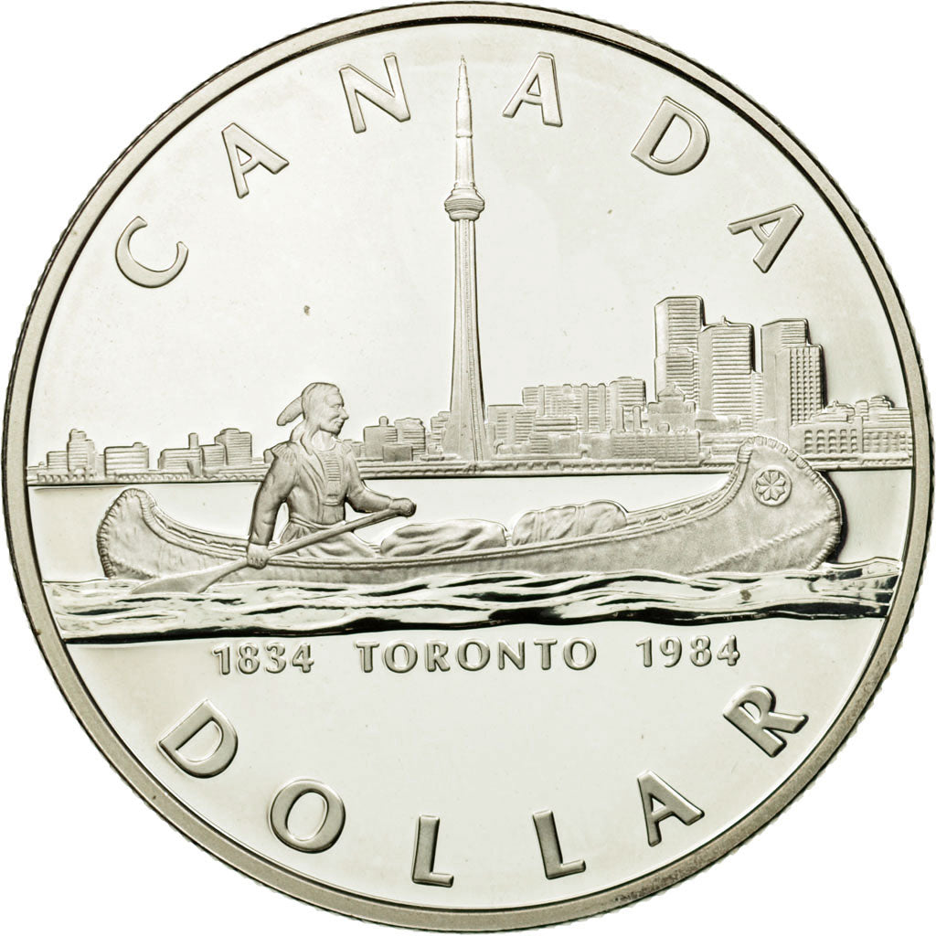Coin, Canada, Elizabeth II, Dollar, 1984, Royal Canadian Mint, Ottawa