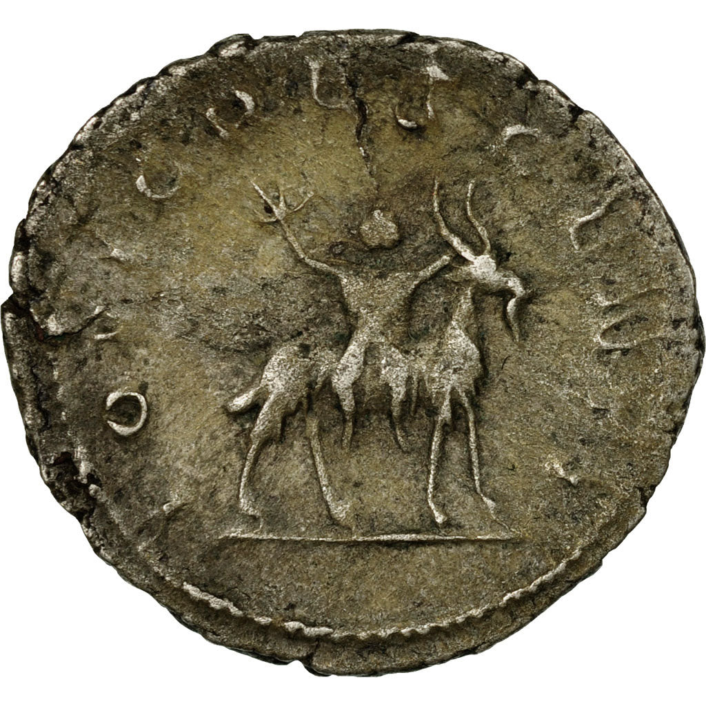 Coin, Valerian II, Antoninianus, 257-258, Trier, VF(30-35), Billon, RIC:3